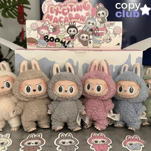 Labubu TheMonster® - Exciting Macaron - Copy Club - 2 Caixas -