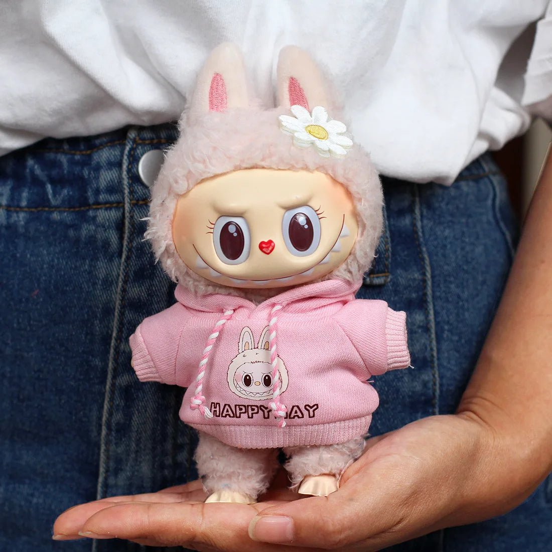 Moletom - Labubu Face - Copy Club - Rosa -